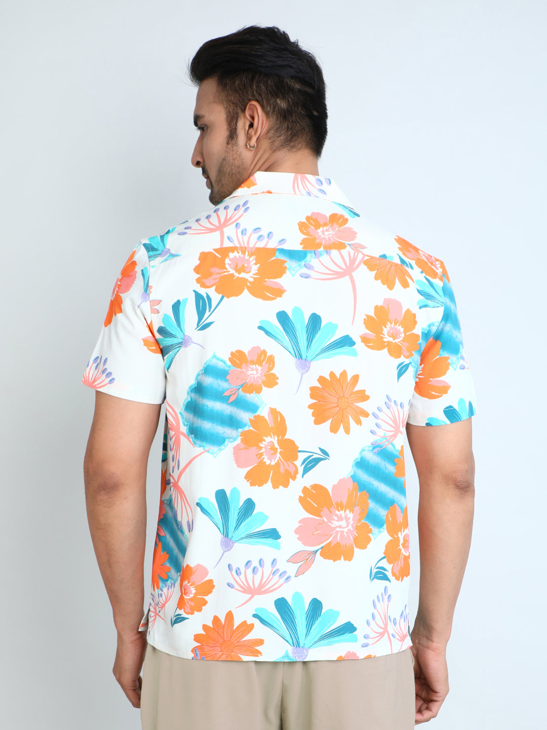 Relaxed Fit Mens Printed Casual Shirt (SS26-HAWAIIAN)