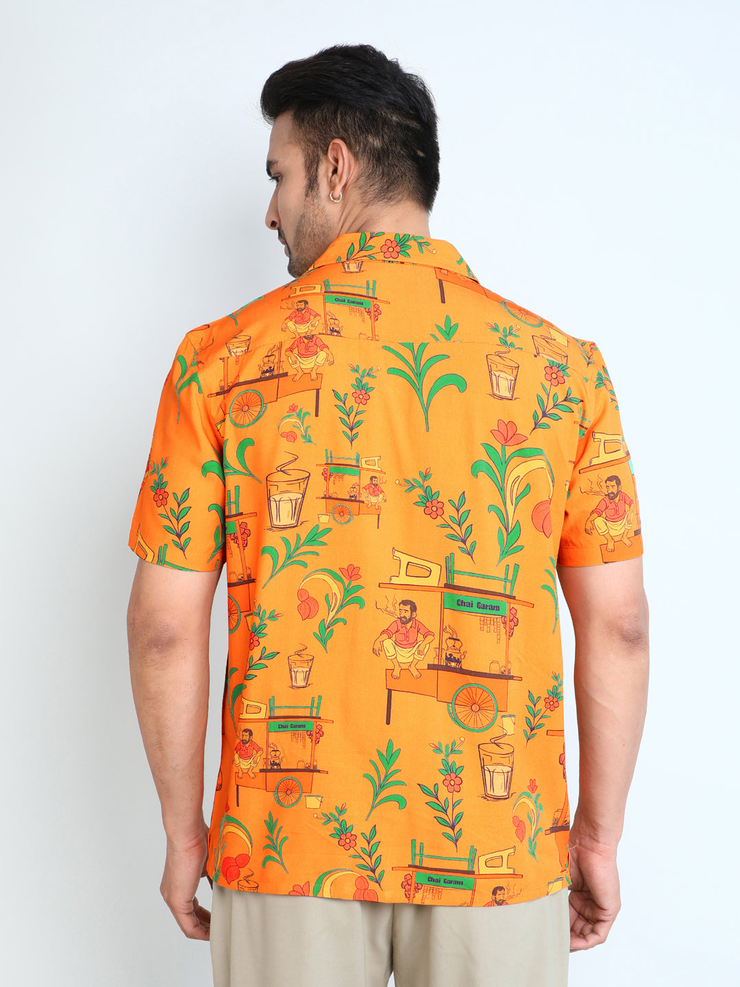 Relaxed Fit Mens Printed Casual Shirt (SS26-SUTTABAR)