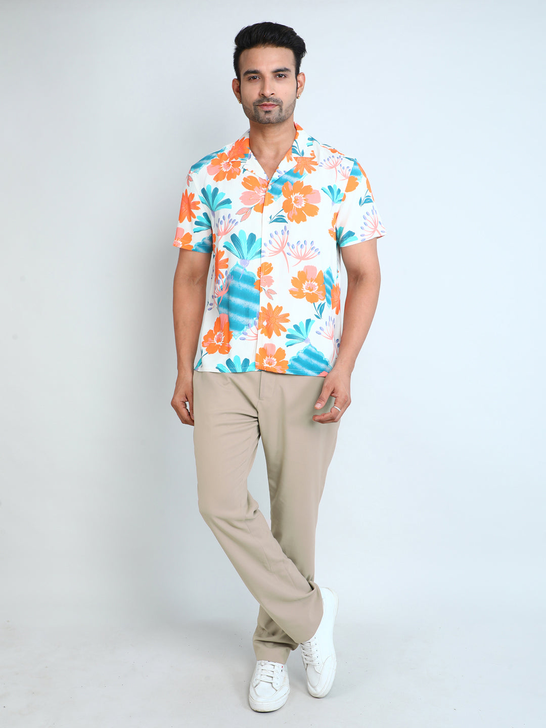 Relaxed Fit Mens Printed Casual Shirt (SS26-HAWAIIAN)